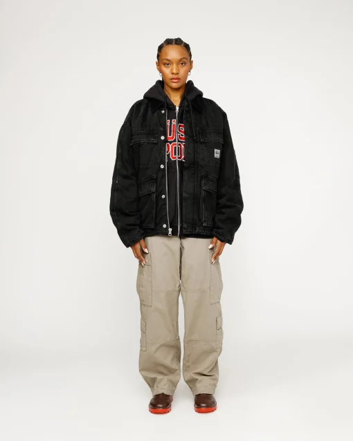 SHOP JACKET WASHED CANVAS