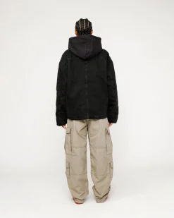 SHOP JACKET WASHED CANVAS