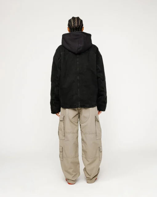 SHOP JACKET WASHED CANVAS