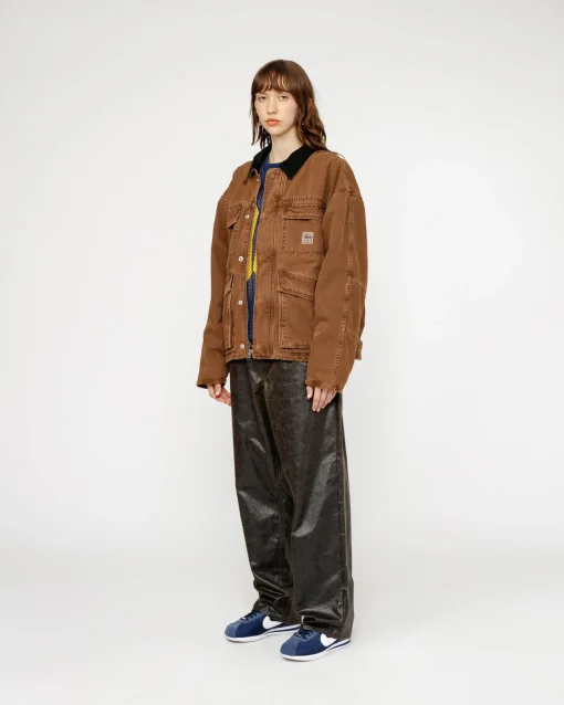 SHOP JACKET WASHED CANVAS