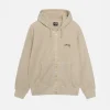 SMOOTH STOCK ZIP HOODIE PIGMENT DYED