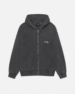 SMOOTH STOCK ZIP HOODIE PIGMENT DYED