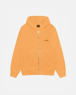 SMOOTH STOCK ZIP HOODIE PIGMENT DYED