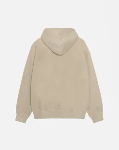 SMOOTH STOCK ZIP HOODIE PIGMENT DYED