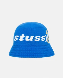 Strick-Bucket-Hat Stussy Sport