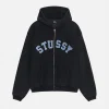 VERBLASSTE GRAFIK ZIP HOODIE
