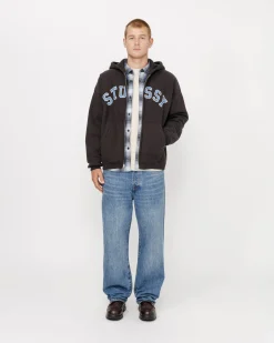 VERBLASSTE GRAFIK ZIP HOODIE