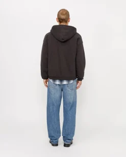 VERBLASSTE GRAFIK ZIP HOODIE