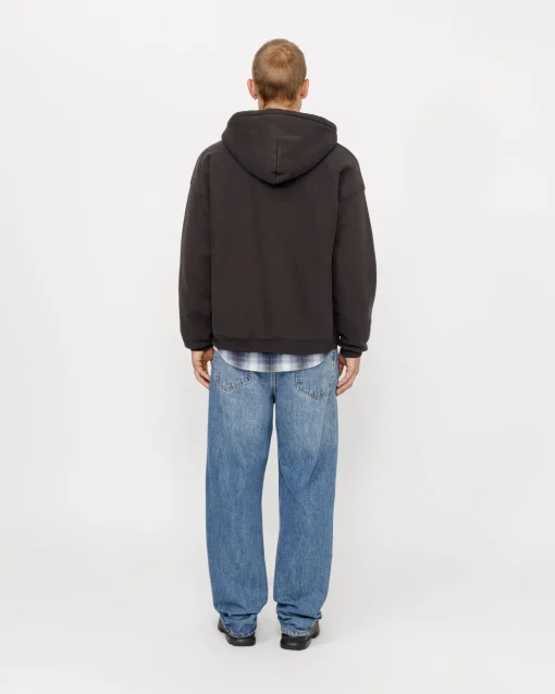 VERBLASSTE GRAFIK ZIP HOODIE