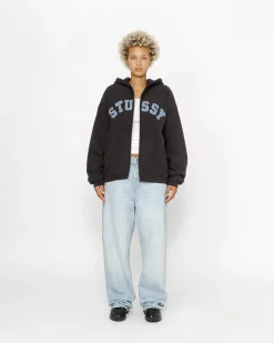 VERBLASSTE GRAFIK ZIP HOODIE
