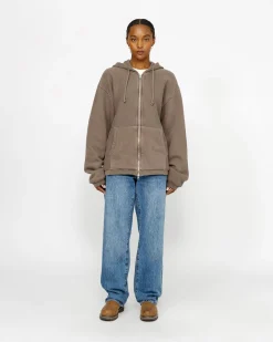 WAFFELGEFÜTTERT ZIP HOODIE