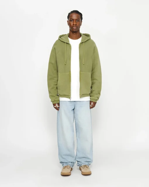 WAFFELGEFÜTTERTER ZIP HOODIE
