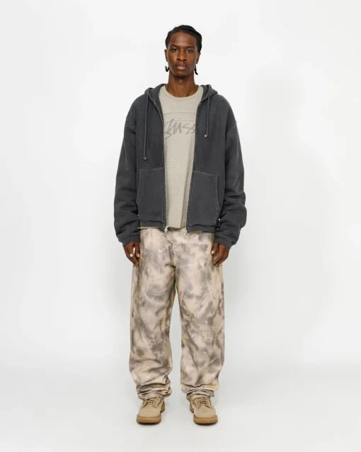 WAFFELGEFÜTTERTER ZIP HOODIE