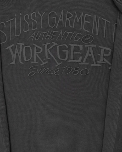 WAFFELGEFÜTTERTER ZIP HOODIE