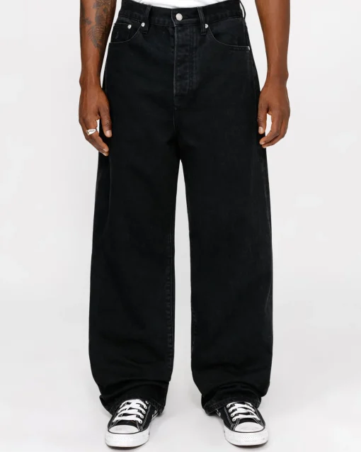 Weite Jeans-Denim