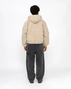 WORK JACKET CANVAS NEEDLE PUNCH