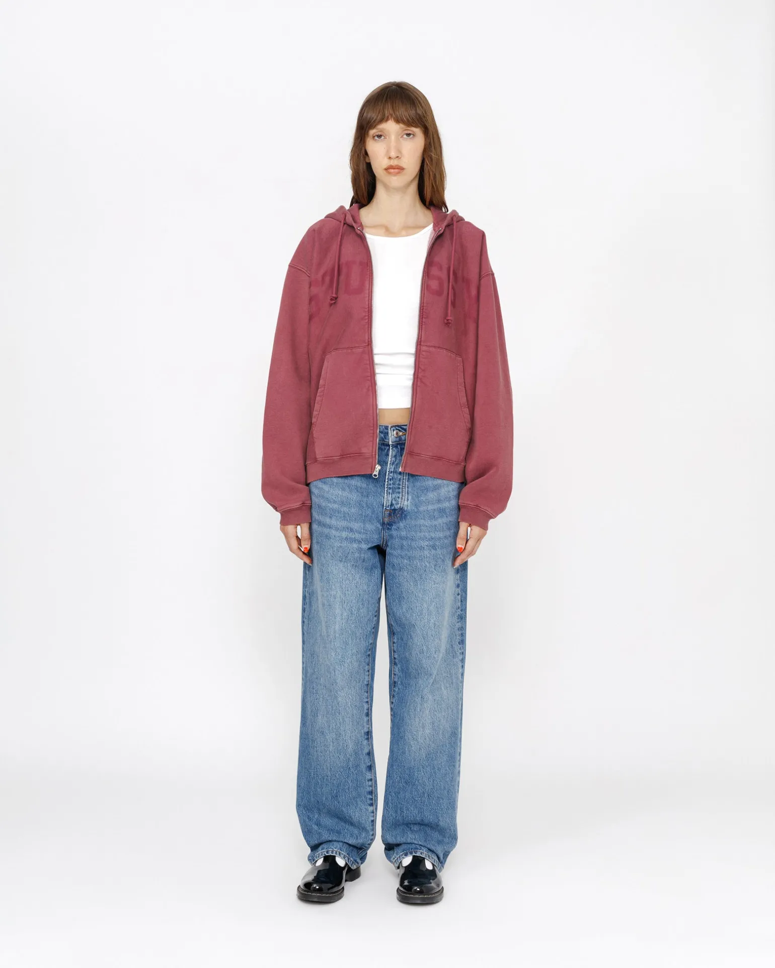 ZIP HOODIE FADED GRAPHIC