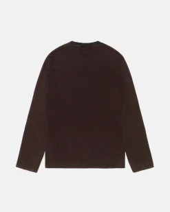 Zweifarbiger Baumwoll-Mesh-Pullover
